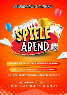 Spieleabend Plakat